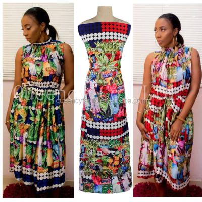 China S112 Anti-Static Queency Custom Design African Traditional Silk Satin Print Polyester Fabric for sale