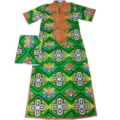 China Daily Life Clothing Etc Maxi Dress Sleeve Queency Wholesale African Ankara Half Wax Print Wedding Party for sale