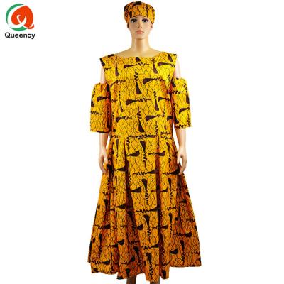 China African Casual Style Print Skirt Plus Size New Long Queency Skirt Dress Fashion Bazin Dress For Women Party And Wedding for sale