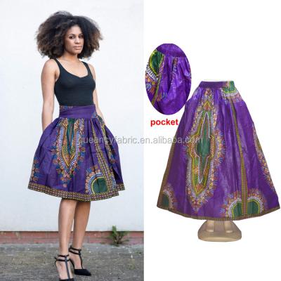 China Queency Maternity Wholesale Fast Delivery Fashion African Dashiki Skirt With Ethnic Printed for sale