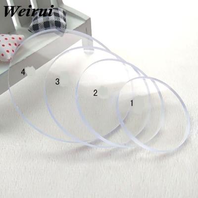 China A variety of handmade materials handmade high transparent acrylic plastic sheet round panel doll base children's DIY toys for sale