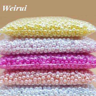 China Festival Perforated Beads DIY Handmade Colorful Beads Scattered Beads Materials Decorative Handmade Jewelry Gifts 6mm/8mm Diameter for sale