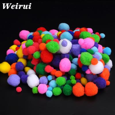 China Festival Polypropylene Plush Ball Kindergarten School Children's Toys Colorful Manual Educational Props for sale