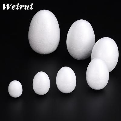 China Festival Styrofoam Many Size Polyfoam Easter Foam Eggs For Kids DIY for sale