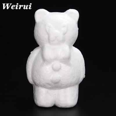 China DIY Festival Shape Styrofoam Bear Animal Model For Kids Play for sale