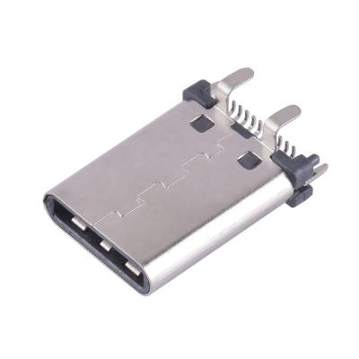 中国 USB Type-C Male 24 Pin Vertical Mount SMT TYPE-C-M-24S 販売のため