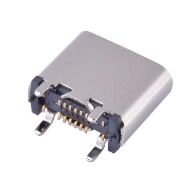 China Usb Supply Vertical Mount Female Type C Connector 062TYPE C 16P66 for sale