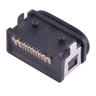 China IPX8 USB C 16P Connector Waterproof IP68 Jack Conector CQ060-TCFS16-1 Type-C for sale