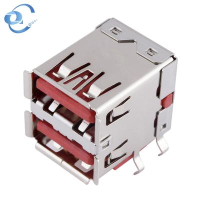 中国 Usb Type B Two Layer Port Pings Usb 3.1 Connector Female Terminals CQ-USB AF 3.1 2USB-1 販売のため