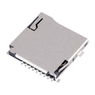 China PCB Memory Slot Micro SD Card Socket Connector for sale