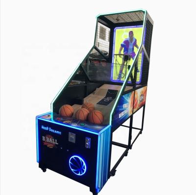 China Metal Street Basketball Shooting Game Machine Dream Circle Basketball with 55 Inch Monitor and 3D Animation for Game Machining Center for sale