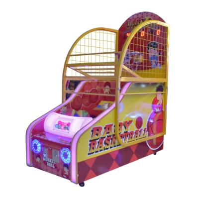 China Metal Baby Basketball Match Machine Basketball Electronic Game Machine Basketball Shooting Machine For Kids for sale