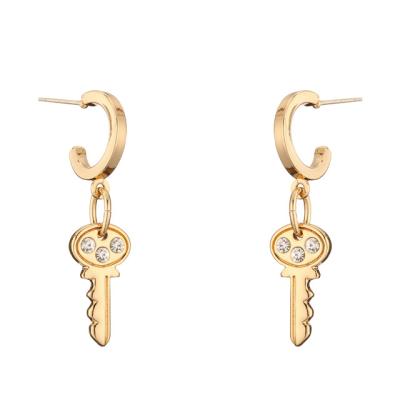 China Environmentally Friendly Wholesale Drop Earrings Dangle Charm Drops Earrings Woman Head Circle Drop Earring for sale