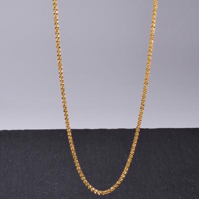 China New Fashion Ladies Shining Starry Stainless Steel Necklace Environmental Friendly 18K 316L Gold Jewelry Necklace For Women for sale