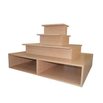 China New Modern Design Customized Solid Wood High Quality Multifunctional Display Stand for sale