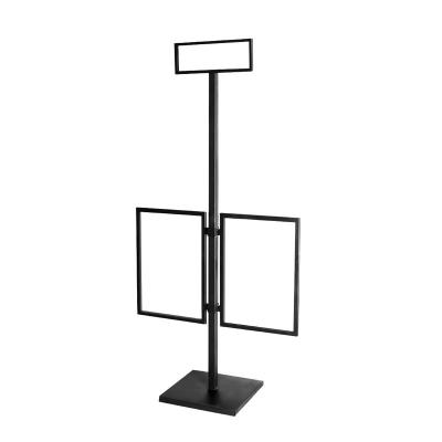 China New Morden FLSM Modern Adjustable Metal Advertising Stand For Bookstore Bookstore for sale