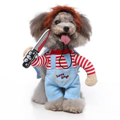 China G Viable Hallowen and Chrismas Fastival Party Autumn Luxury Design Pet Clothes Wholesale Modern Dogs Matching Dog Clothes for sale