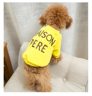 China New Factory Competitive Price New Terry Cotton Teddy Bear Viable Match Pet Clothes Law Dog Dog Fighting Pet Clothes and Human Dogs for sale