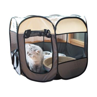 China Breathable Oxford Cloth Outdoor Pet Cage Pet Fence Cat House Cat House Cat Animal Delivery Room Small for sale