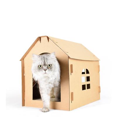 China Viable Cute Hot Sale Luxury Cat House For Sale With Customizable Colors for sale