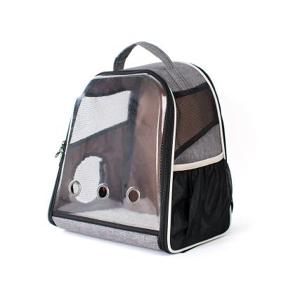 China China Alibaba Supplier Breathable Panoramic Transparent Pet Backpack Can Be Customized for sale