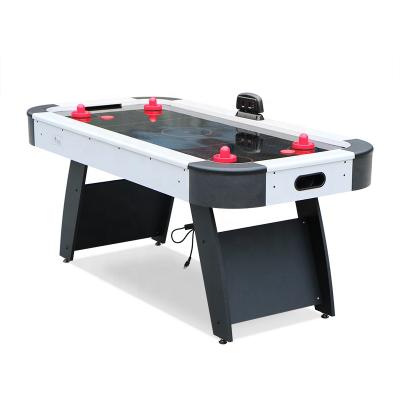 China MDF 6' Indoor Sports Air Hockey Table Children Adults Game Pneumatic Hockey Table With Electronic Scorer for sale