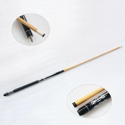 China Cheap cue stick price 1/2 billiard protective white wooden billiard cue with 13mm cue tip for sale for sale