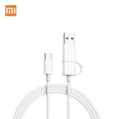 China 2 in 1 ZMI USB C to USB-C/USB-A 2 in 1 for PD QC Fast Charging High Current 3A Support Charging Laptops Fast Charge Data Cable for sale