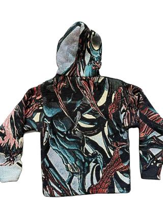 China Custom Anti-wrinkle Spring Plus Size Mens Sweatshirt Tie Dye Heavy Satin Striped Hoodie Tapestry Unisex Designer Pullover Oversized Hoodies for sale