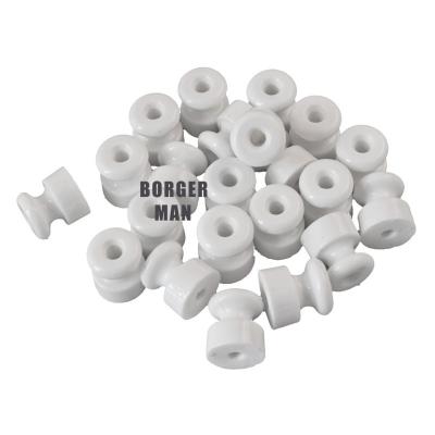 China Safety Porcelain High Quality Insulator Ceramic Wall Insulators For Wire Fixings for sale