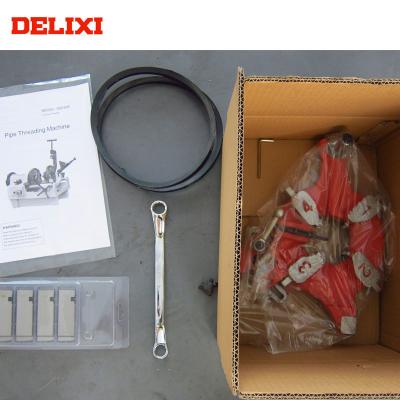 China Galvanized Pipe Plumbing Tool Kit DELIXI DLX100F 4 in. OEM Plumbing Tools And Equipment Galvanized Pipe Threader for sale