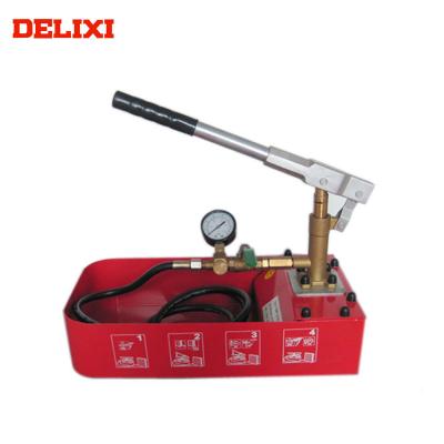 China Building Industry Testing Equipment DELIXI DLX-ZD50 New OEM 2018 50 Bar Hydraulic Pressure Test Hand Pump for sale