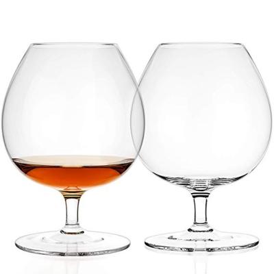 China CLASSIC large capacity premium clear crystal whiskey glass brandy snifter for sale