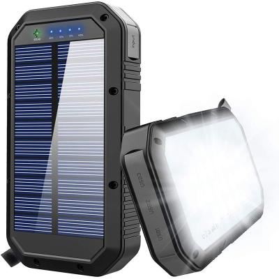 China Wireless Mobile Solar Usb Power Bank Charger 30000 mah for sale