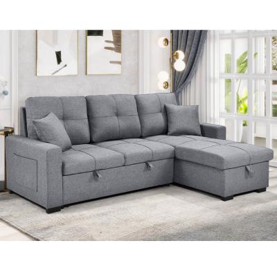 China SHC-24084GY-PL-RF Sectional in gray color fabric for sale