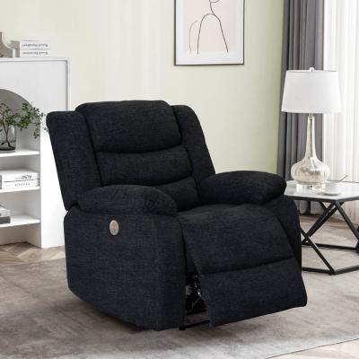 China Silla reclinable eléctrica, de tejido negro en venta