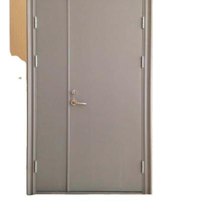 China Modern high quality gray fireproof door fireproof door wooden door MDF door design for sale