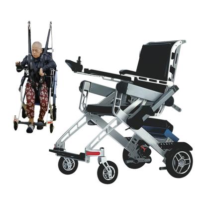 China People in height 140-180CM and maximum weight 100KG electric standing wheelchair disabled elderly walking multifunctional equipment physical exercise wheelchair for sale