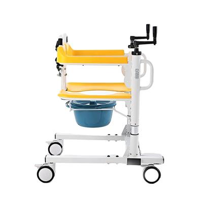 China Healthcare Physiotherapy Nursing Home Convalescent Hospital Chair Nursing Transfer Machine Snitch Deluxe Adjustable Height - With Toilet for sale