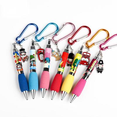 China 100% Hot Selling Wholesale Ballpoint Pens Eco-friendly With Charm And Hook Cardboard London Tourist Theme Customize Original Design ODM Ballpoint Pen for sale