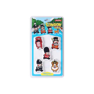 China Desktop Gum SS-WJ1003-5 Gum Set Double Blister Card Packed London Family Theme Original Design Souvenir Supplies Gum Tourist Set for sale