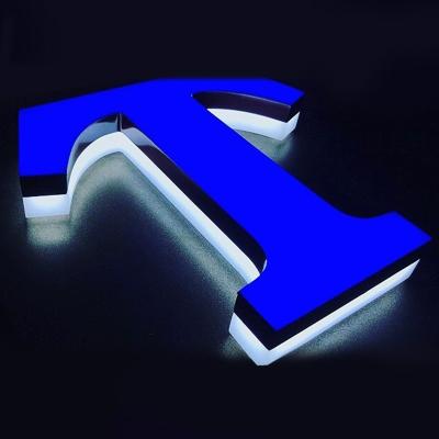 China Op maat gemaakte Vintage Metal Backlit Signage Letters LED 3D verlichte borden voor reclame Te koop