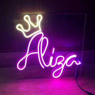 China 12V Voltage Customized Acrylic Neon Light Signs for Decoration from Design Neon Sign for sale