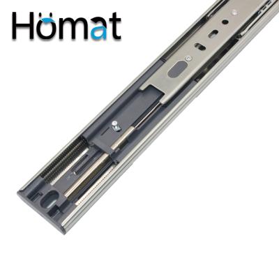 China Matte Cabinets Kitchen Rail Roller Soft Narrow Drawer Ball Bearing Slide Modern Hot Sale Full Glide Extension For Furniture for sale