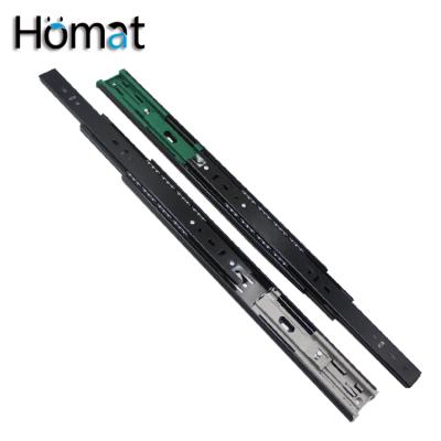 China Homat Manufacturer Modern Drawer Sliders Telescopic Channel Full Ball Bearing Extension Drawer Slides Rails for sale