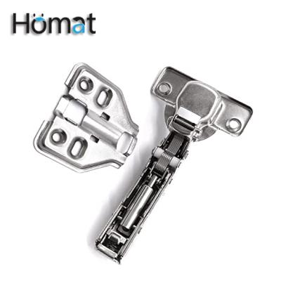 China Modern Cabinet Hinge Soft Narrow Frameless Furniture 35mm Cup Faceless Homat Hinges for sale