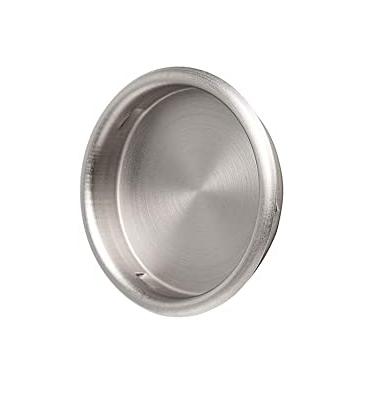 China Modern Round Recessed Flush Handle Stainless Steel Kitchen Pull Handles for sale