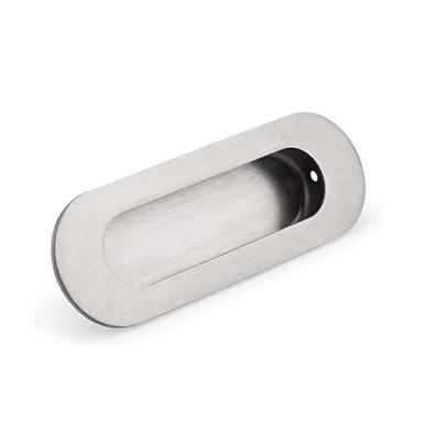 China Kitchen Cabinet Pull Sliding Door Handle Hidden Brush Modern Cheap Flush Recessed Handle for sale