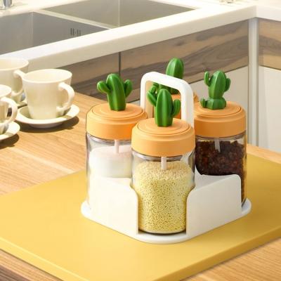 China Sustainable Factory Produced Wholesale Empty Packing Sealable Glass Spice Jar for sale