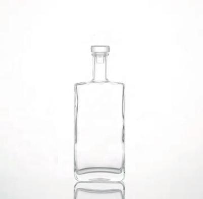 China Beverage Factory Produced Wholesale Empty Vodka Glass Packing Bottle for sale